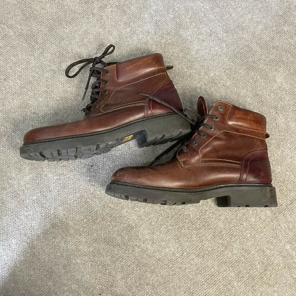 Camel Active Gravity Men Boots Brown Leather Outdoor Hiking Napa Gore Tex 8.5